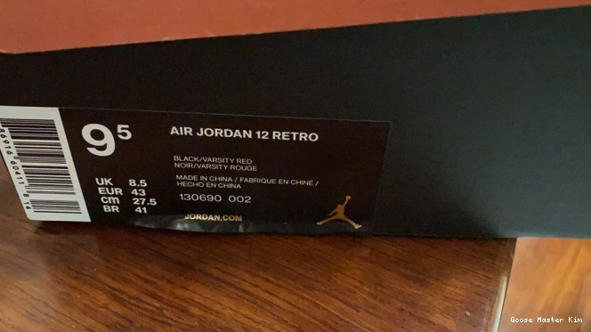 Retro 12 Game Jordan 130690 002 (2016) Flu 0705